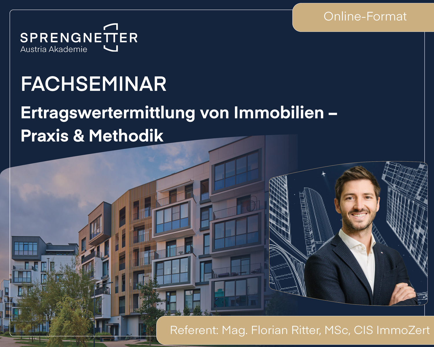 Fachseminar: Ertragswertermittlung von Immobilien - Praxis & Methodik (Online) - 29.04.2027