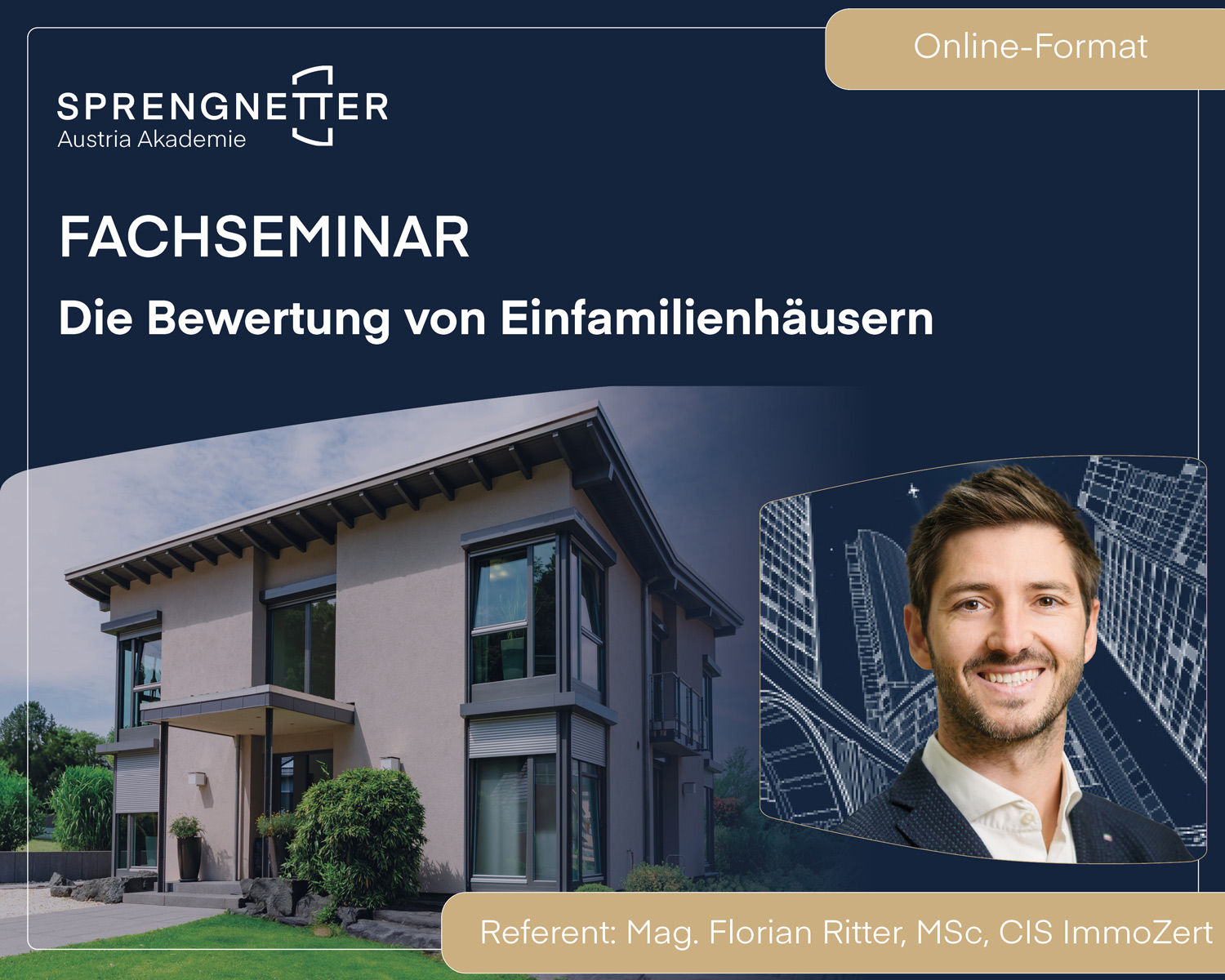 Fachseminar: Die Bewertung von Einfamilienhäusern (Online) - 22.06.2027