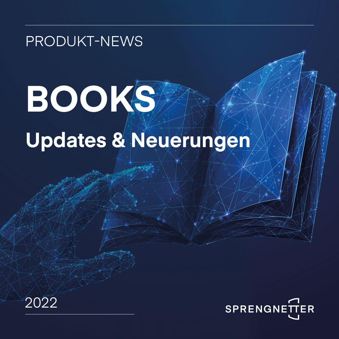 Neuerungen zu Sprengnetter Books - 2022