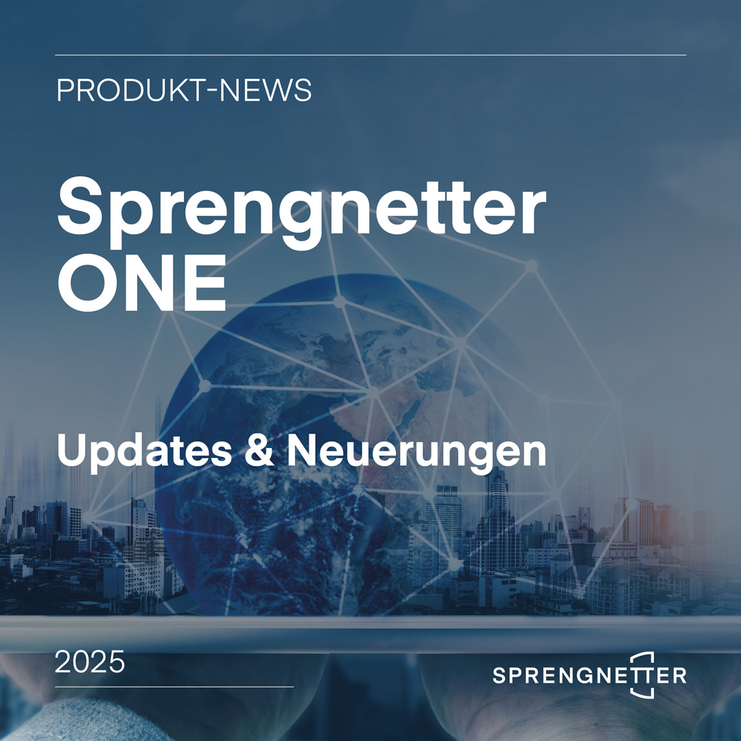 Neuerungen in SprengnetterONE - 2025