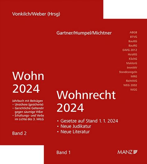 Wohnrecht 2024 Band 1 + 2 (PAKET)