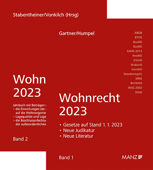 Wohnrecht 2023 Band 1 + 2 (PAKET)