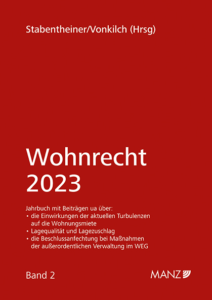 Wohnrecht 2023 - Band 2