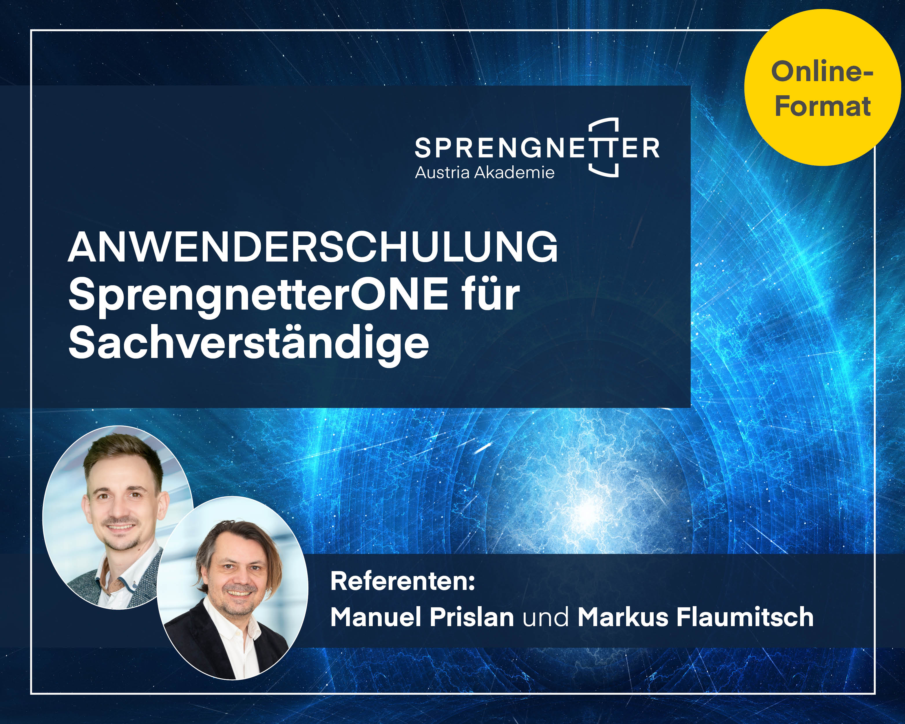 Online-Anwenderschulung SprengnetterONE für Sachverständige