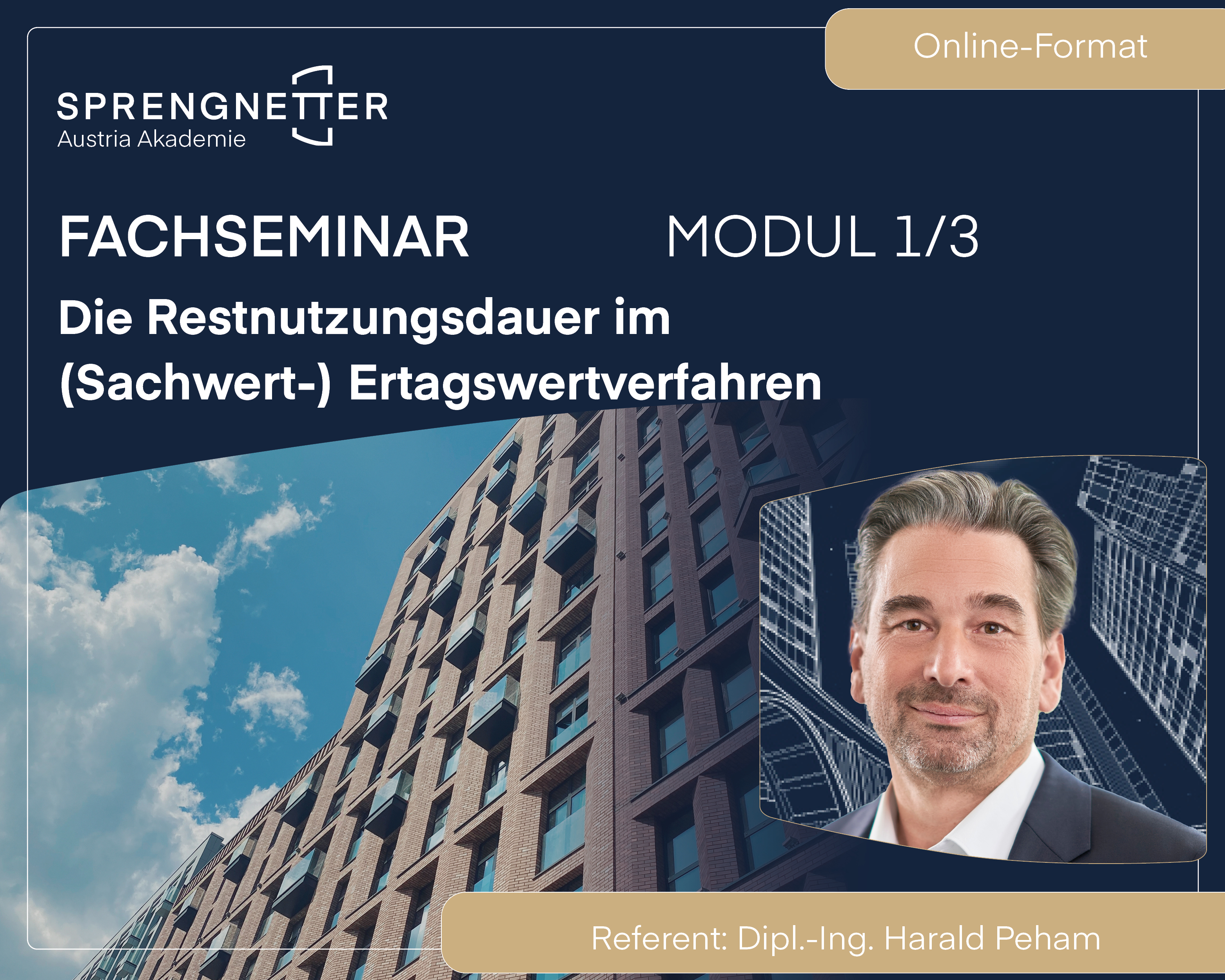 Online-Fachseminar: Restnutzungsdauer im (Sachwert-) Ertragswertverfahren